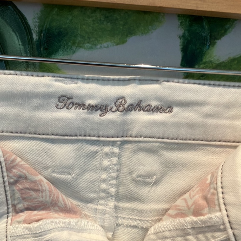 Tommy Bahama White Denim Midi Skirt - Picture 3 of 6